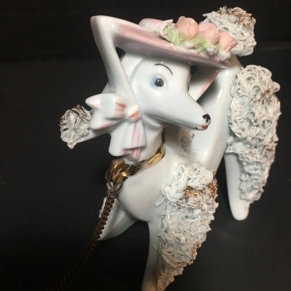 Vintage Mother and Baby Poodle Ceramic Noodle Figurines. - Picture 16 of 16